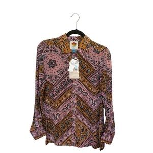 Farm Rio button down blouse. New with tags. Size small